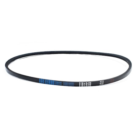 D&D B58/5L610 Classical V-Belt, 61 in Outside Length, 21/32 in Top Width, 1 Ribs B58/5L610